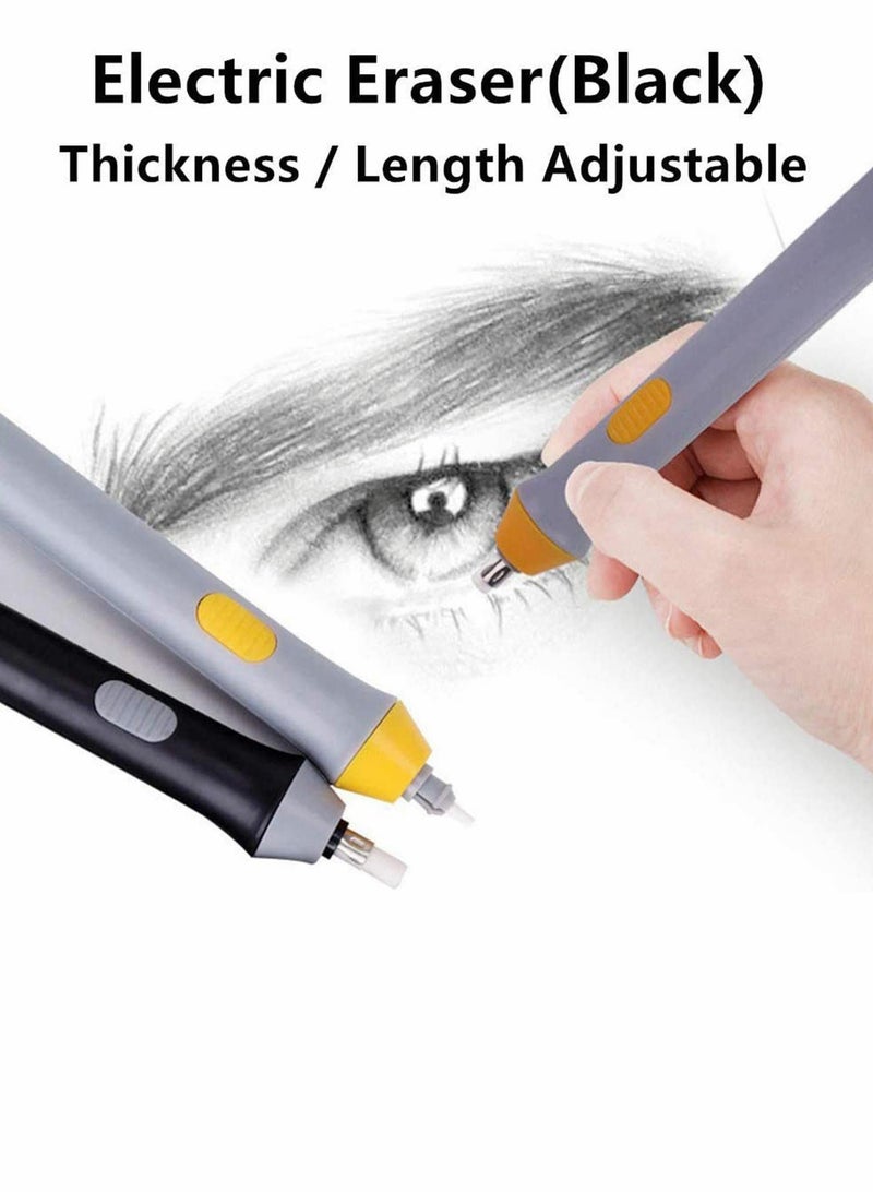Portable Electric Eraser, 23 Refill Pack, Automatic Rubber Pencil Eraser for Drawing and Sketching - Image 3