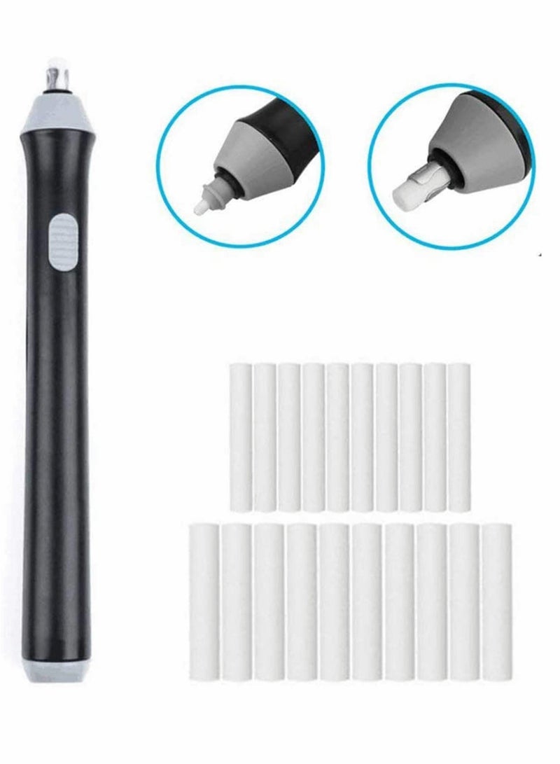 Portable Electric Eraser, 23 Refill Pack, Automatic Rubber Pencil Eraser for Drawing and Sketching - Image 2