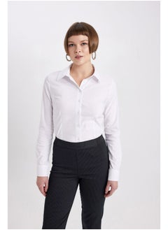 Woman Woven Regular Fit Long Sleeve Shirt