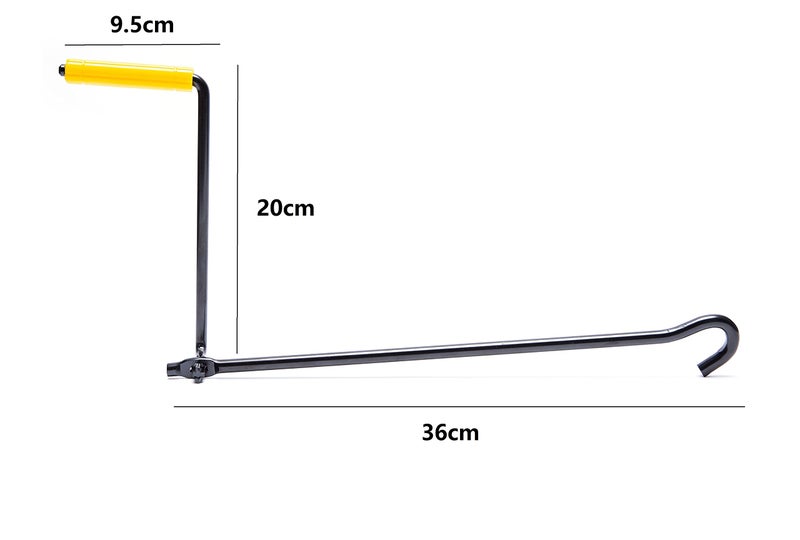 TcJ-Chen Metal Steel Car Truck Jack Lug Handle Wrench Auto Repair Tool - Image 3