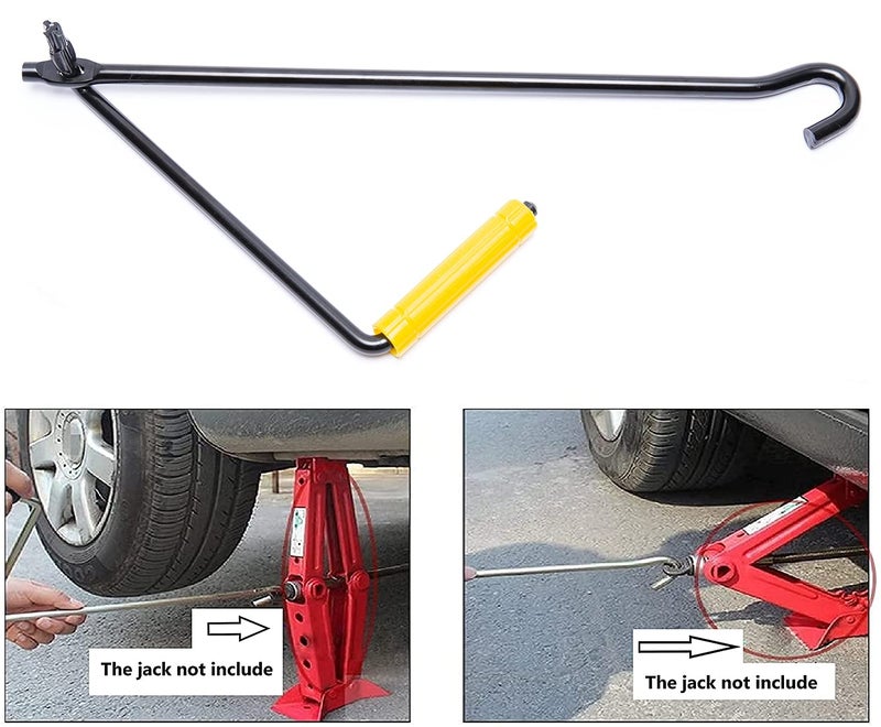 TcJ-Chen Metal Steel Car Truck Jack Lug Handle Wrench Auto Repair Tool - Image 2