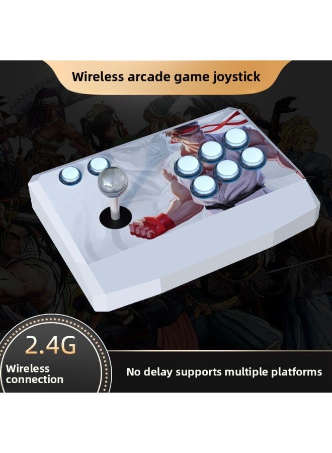 Arcade Rocker Computer Mobile Phone USB Gaming Rocker Fighting Home Gamepad 97 King Of Fighters Arcade Rocker-Product Color:Checkered Version Right Hand Lever - No Android Conversion Cable  - Image 5