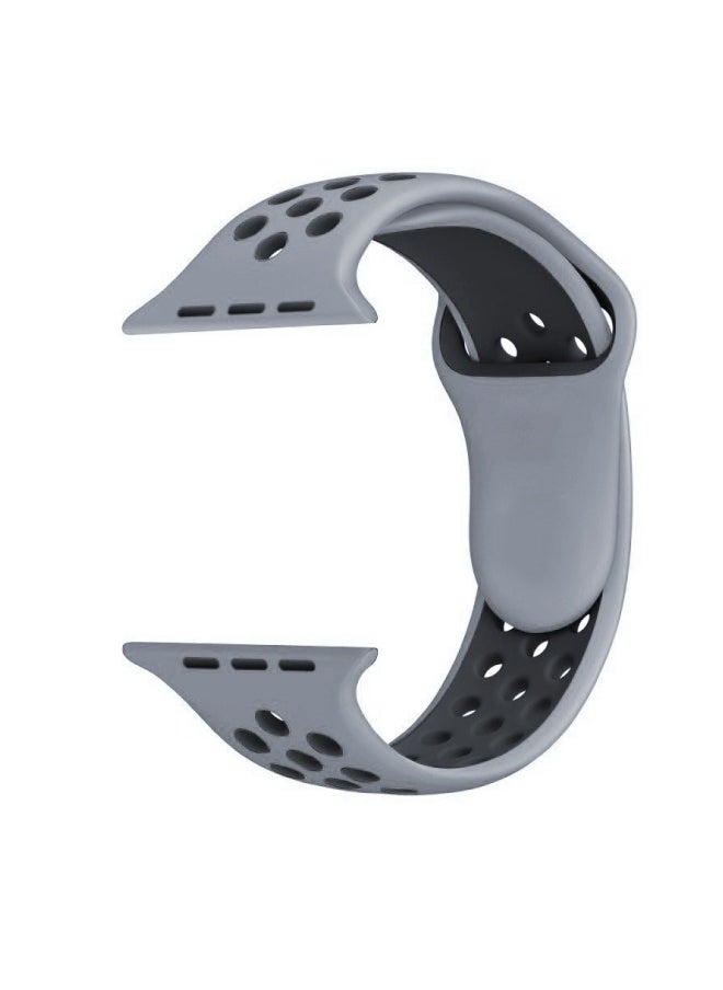 Generic - Replaceable Apple Watch Band, Waterproof Sweat-Proof Soft Silicone Porous Breathable Multiple Color Options - Image 1