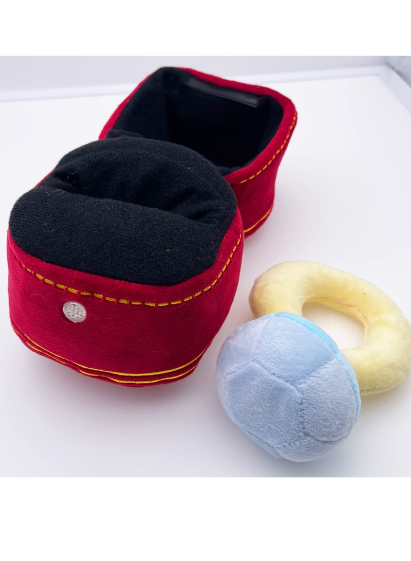 Excefore Interactive Dog Toys, Plush Toy Diamond Ring Set, Interested Diamond Ring Case, Stuffed Pet Chew Soft Pet Supplies - Image 4