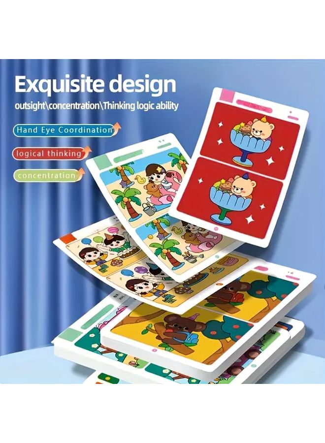 Advanced Level Educational Reusable Wipe Paper Finding Game For Focus And Attention Training - Image 4