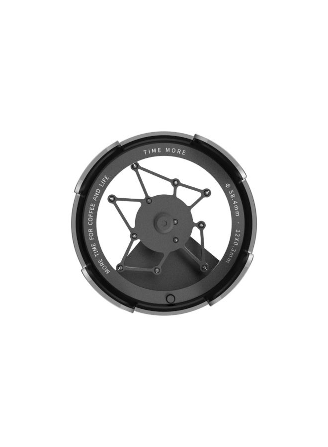 TIMEMORE Autospin WDT Tool Silver, Automatic Espresso Coffee Distributor for 58mm Portafilters, 12 Needle Design - Image 3