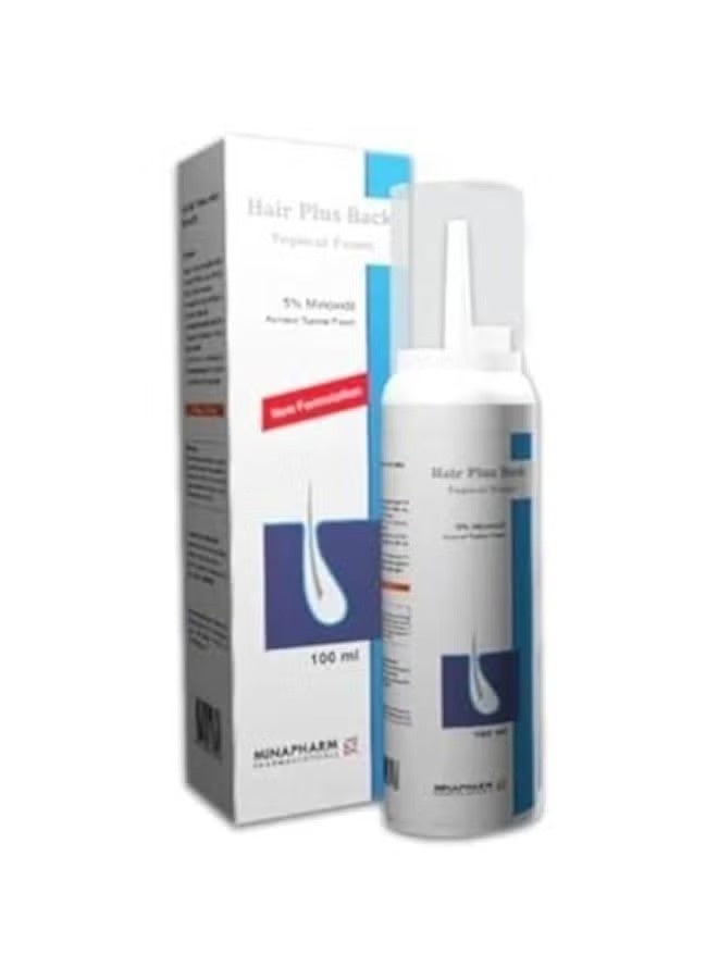 Hair Plus Back Topical Foam 5% Minoxidil 100 Ml - Image 2
