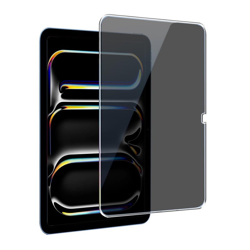 Juvraixo Privacy Screen Protector for iPad Pro 11 Inch M5/M4 (2025/2024) 9H Tempered Glass [Face ID & Apple Pencil Compatible] Case Friendly HD Clear - Image 1