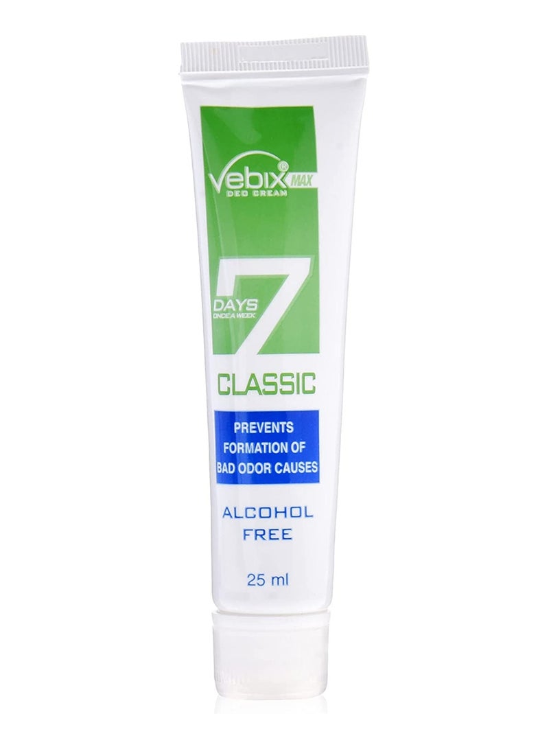 Vebix Vebix Max Classic Deodorant Cream 25 ml - Image 1