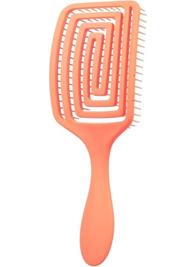 Anti-static detangling hairbrush - Painless detangling massage comb for women, men and children for long, thick and curly hair (random color) - Image 3