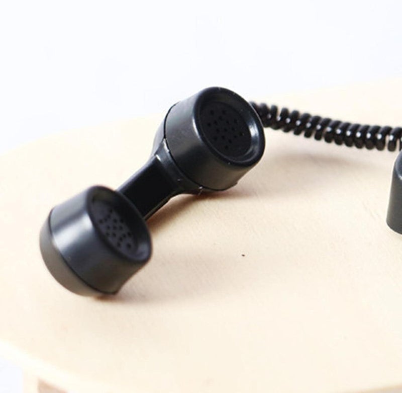 كلاراكو هاتف مصغر بتصميم كلاسيكي بمقياس 1/12، هدية مثالية للعب التخيلي للأطفال، أثاث، ألعاب، هاتف مصغر لبيت الدمى - Image 4