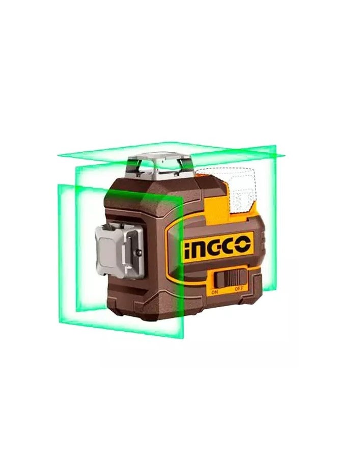INGCO INGCO Cordless 3D Laser Level – Model HLL301201 (Green Beam, 16 V)  - Image 1