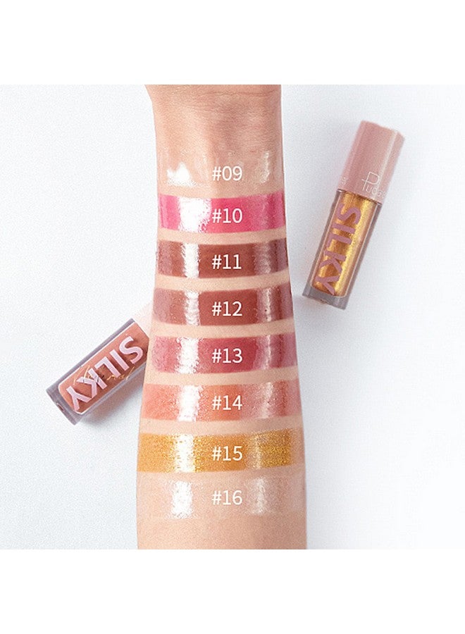 ZUK Pudaier 8Pcs Glitter Lip Gloss Set, Moisturizing Liquid Lipstick Kit Lip Plumper Gloss High Shine Lip Gloss For Women Girl - Image 2