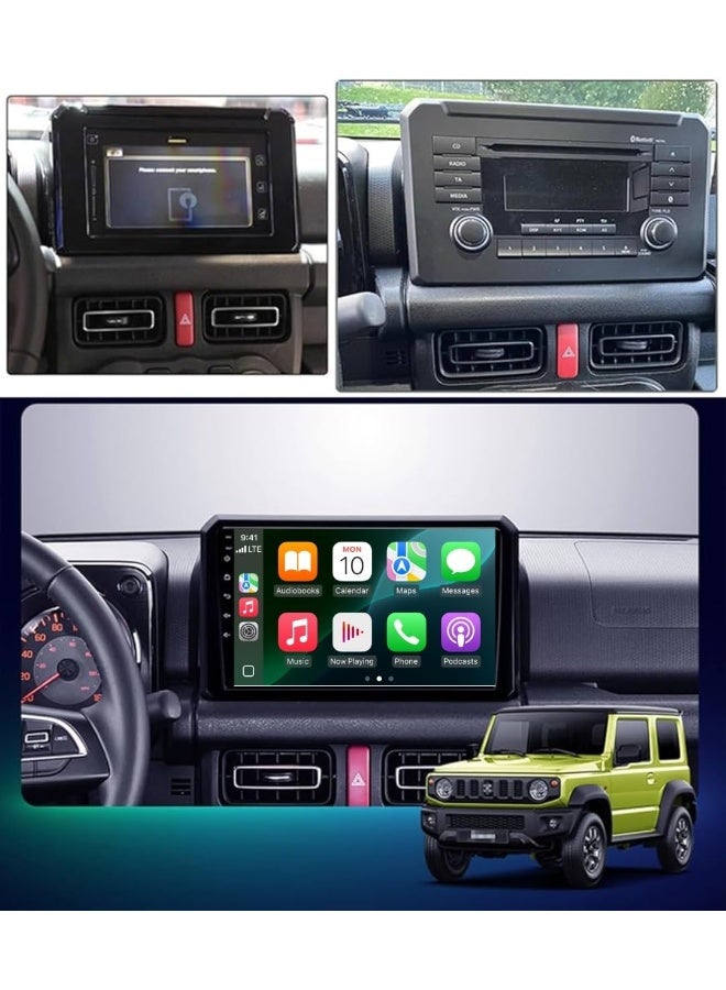 Vierex Fit Suzuki Jimny Car Stereo Radio Jimny 2018-2023 Android Screen With Apple Carplay Android Auto Wireless WiFi DSP FM&AM BT AHD Camera Included Fast Interface (2+32GB Carplay 4CORE) - Image 2