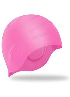 Silicone Swim Cap With Ear Protection 3D Waterproof For Adults, Pink - pzsku/ZFF1D9ADFE632F0323144Z/45/_/1719925682/296d40ee-98a7-4b93-8330-d47ba69d803f