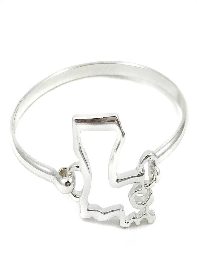 أو3 سوار على شكل ولاية O3 (لويزيانا - فضي) - Image 1