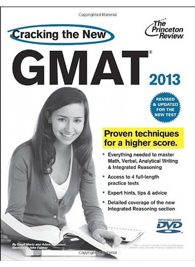 Cracking the New GMAT with DVD, 2013 Edition: Revised and Updated for the New GMAT (Graduate School