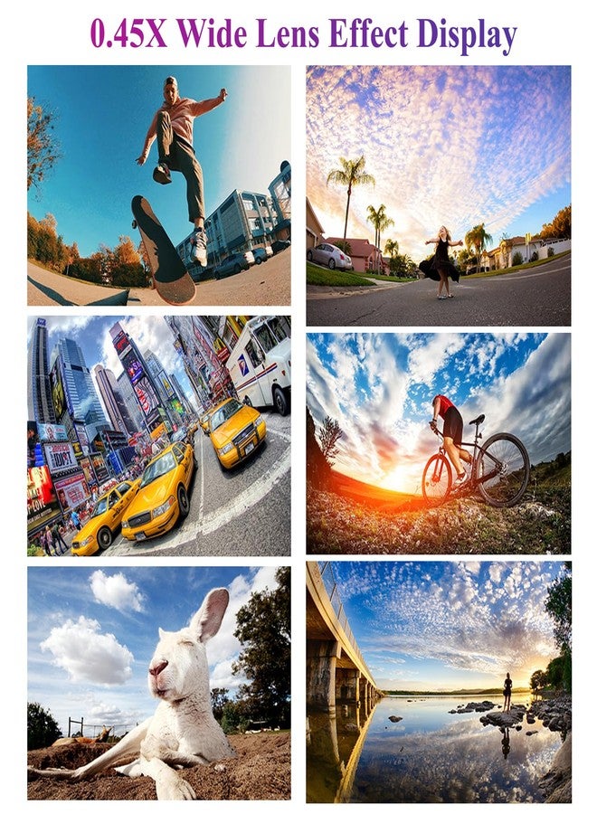 Apexel Phone Camera Lens, 2 in 1 Cell Phone Clip-on Lens Kit 0.45X Wide Angle Lens 140°+ 12.5X Macro Lens Clip-on iPhone Lens for iPhone Samsung and Most of Android Smartphone - Image 2