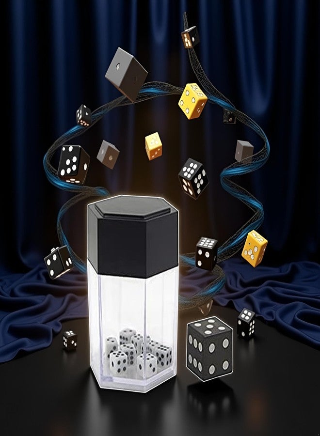 Labriciyon 1Set Black Dice Bomb Magic Tricks,Explode Explosion Dice Magic,Props for Magicians ,Close up Street Illusions Gimmicks Mentalism, Novelty Funny Gag Tools,Toys and Games,Magic Kits and Accessories - Image 3
