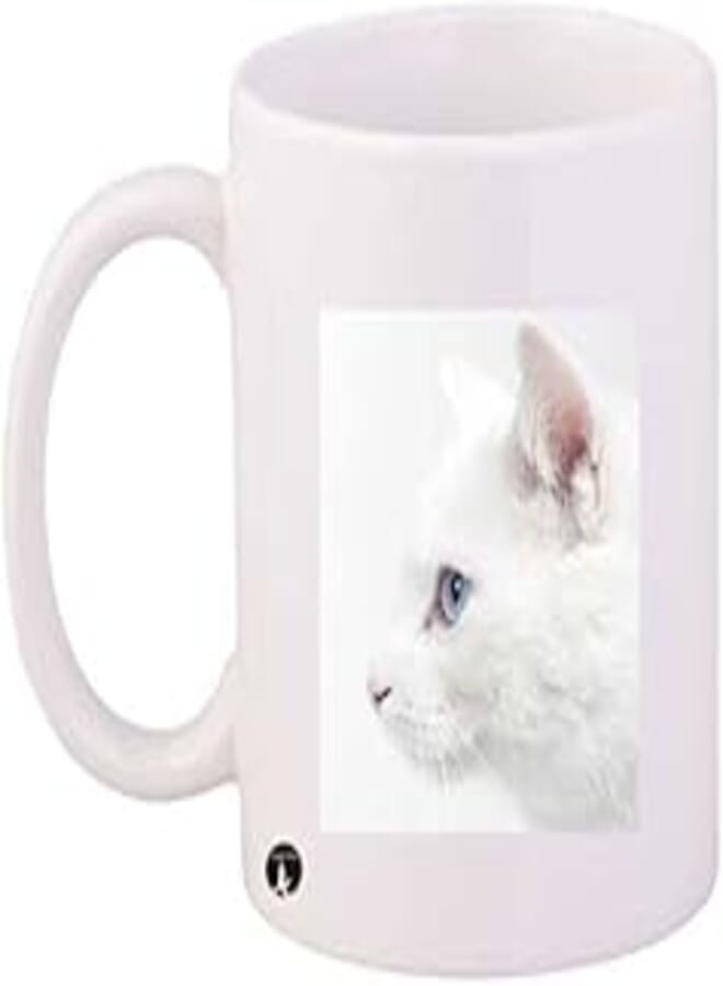 RYN coffee Mug White Pink Grey Standard Size