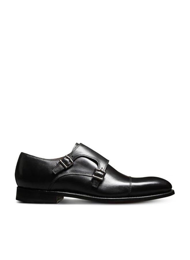 Allen Edmonds Mens Pierce Monk Strap Oxford Oxford Black Leather 10 D - Image 1