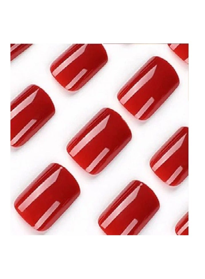 Salon Acrylic Reusable False Nails Set Double Tape and Glue Included - Image 2