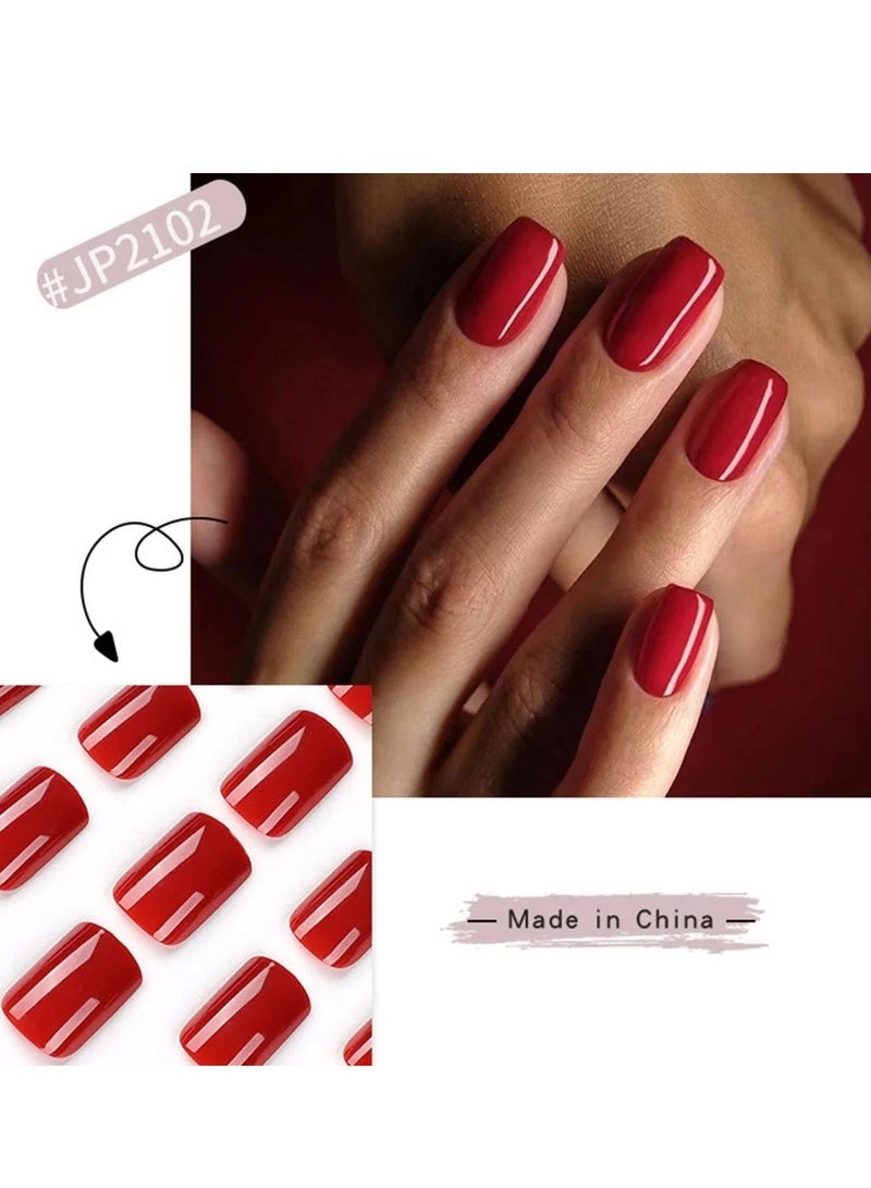 Salon Acrylic Reusable False Nails Set Double Tape and Glue Included - Image 3