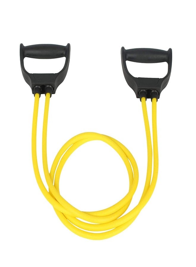 FEWORLD Double Toning Tube Latex Tube Body Enhancer for Women & Men with Door Anchor, Workout, Home Gym and Toning Exercise Foam Handles & Easy-Adjust Clips for High Intensity Training - Image 1