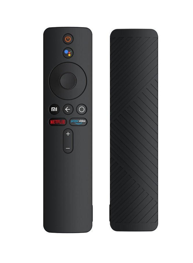 Mi TV Stick Remote Cover | Protective Silicone Remote Case ONLY for Xiaomi TV Stick 4K Remote Control, Shockproof, Skin-Friendly Remote Cover - Black