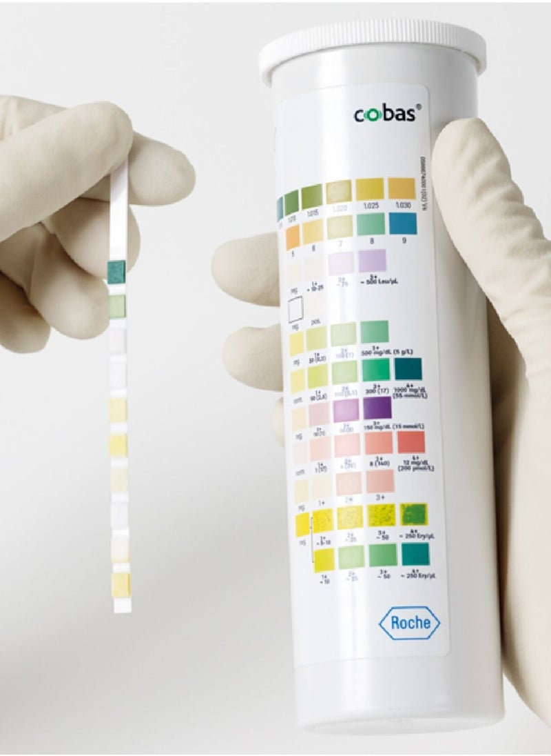 Pack of 100 Combur 10 Test UX Urine Ketones Test Strips