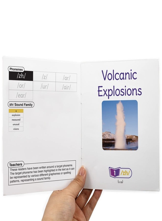 Junior Learning Decodable Readers Sound Families R-Controlled Non-Fiction Phase 5.5, Vowel Sounds, Learn to Read, Easy decodable Texts, with 12 Books, for Ages 5+, Grade K, Medium - Image 4