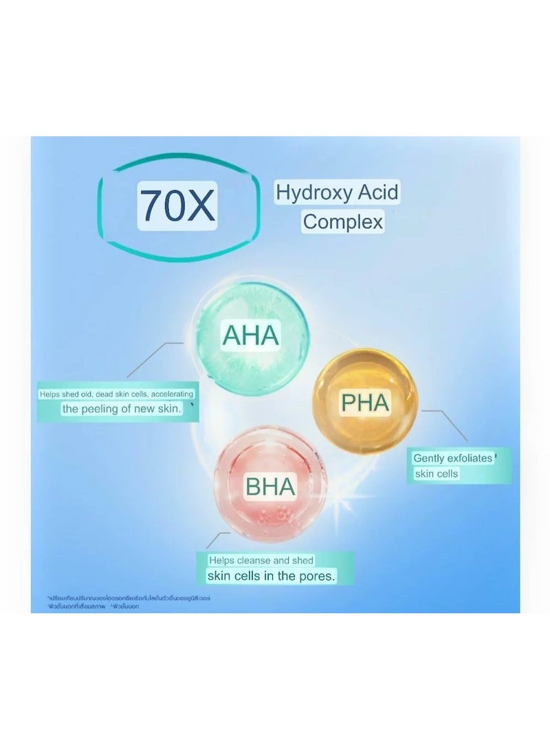 Vaseline Gluta-Hya Serum Burst Lotion Smoothing Perfector | 70× Hydroxy Acid Complex | Soft & Hydrated Skin 300 ml - Image 3