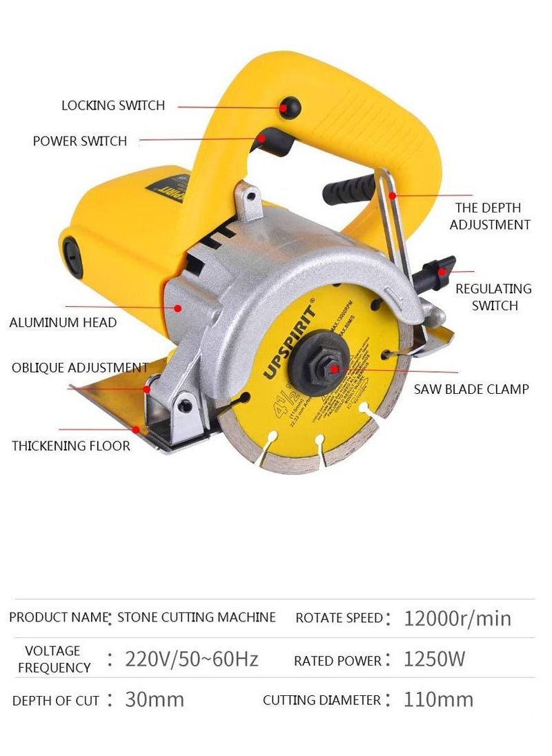 upspirit Marble And Tile Saw 110mm  - Image 2