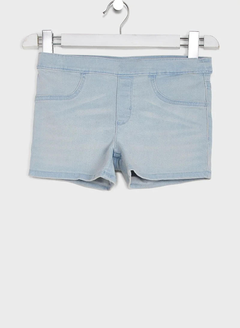 Levi's Kids Light Wash Denim Shorts