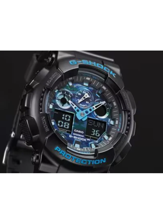 CASIO Unisex Digital Display Watch With Black Resin Strap - F-200W-1A