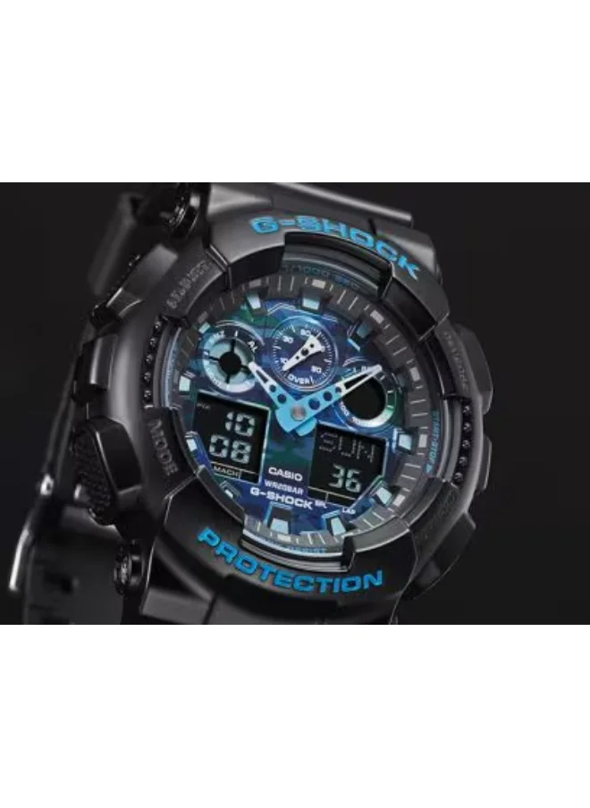 كاسيو Unisex Resin Digital Watch F-200W-1A - 40 mm