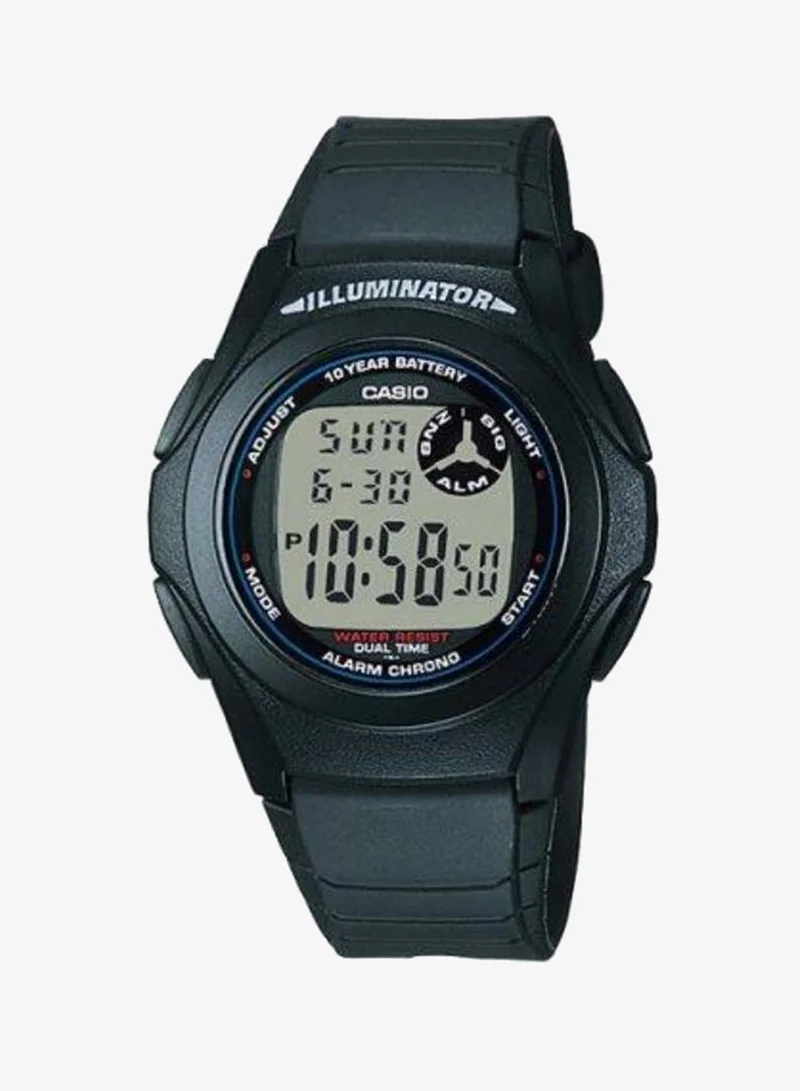 CASIO Unisex Resin Digital Watch F-200W-1A - 40 mm