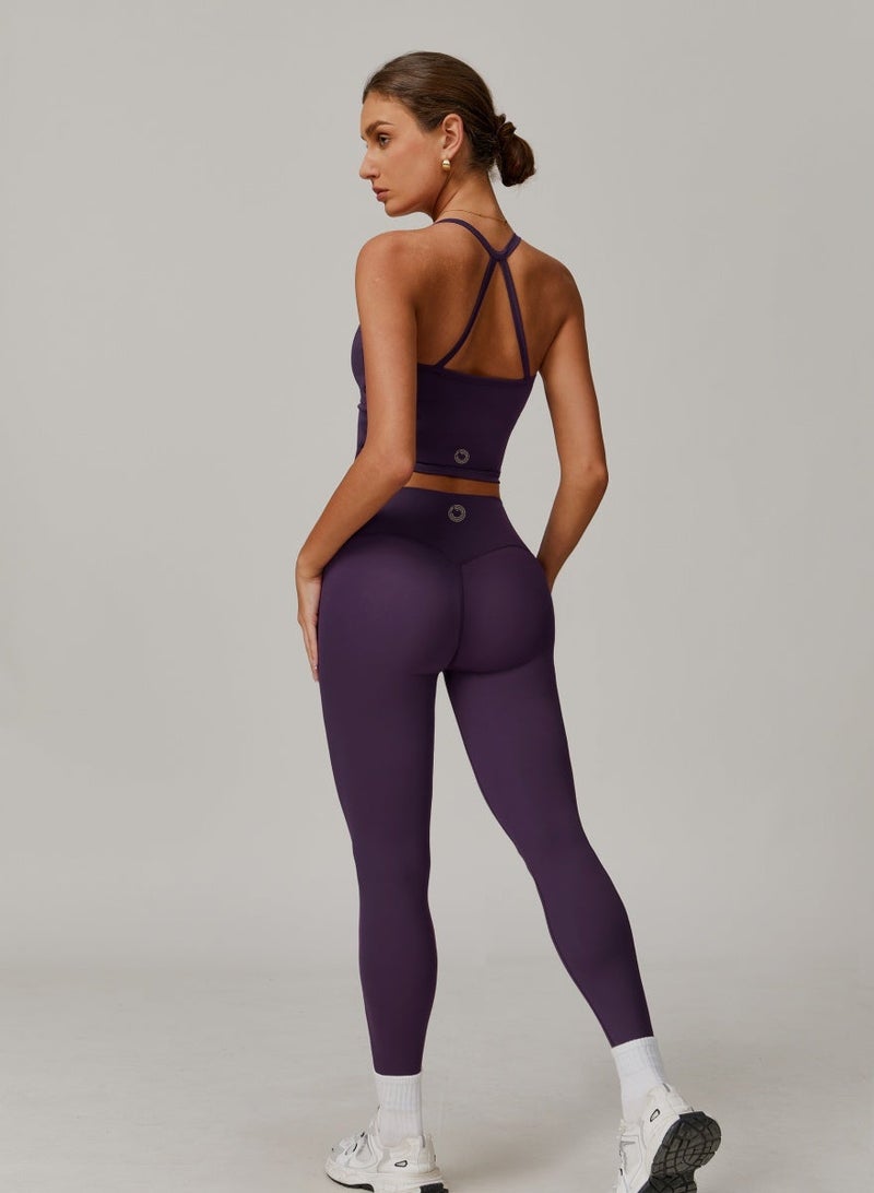 KAWN.YOGA Womens High Waist Contour Workout Sport Leggings Yoga Pants Running Pants - Image 2