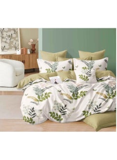 AL RAID Bedding Set Super King Size - 6-Piece Bed Sheet Set with Duvet Cover, Fitted Bedsheet with Deep Pockets, and 4 Pillowcases - Premium Quality Microfiber Sheets for Everyday Comfort and Elegance 