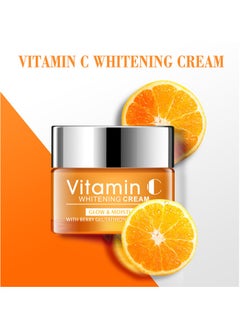 Skin Brightening Cream Vitamin C Cream Facial Body Brightening Cream Dark Flots Age Spots Anti Aging Anti Wrinkle Moisturizing 50g