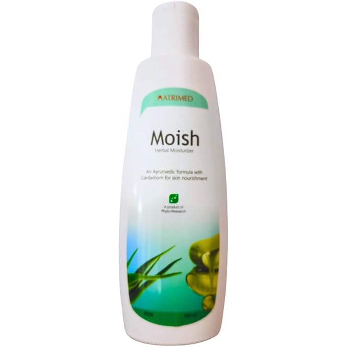 ATRIMED Ayurvedic Moish Skin Moisturizer Cream : Nourish Your Skin with Herbal Moisture | 200ml | Single Pack - Image 1