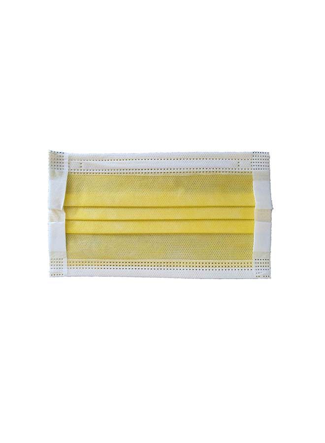 NIBEMINENT 50-Piece Disposable Cotton Earloop 3 Ply Face Mask - Image 3