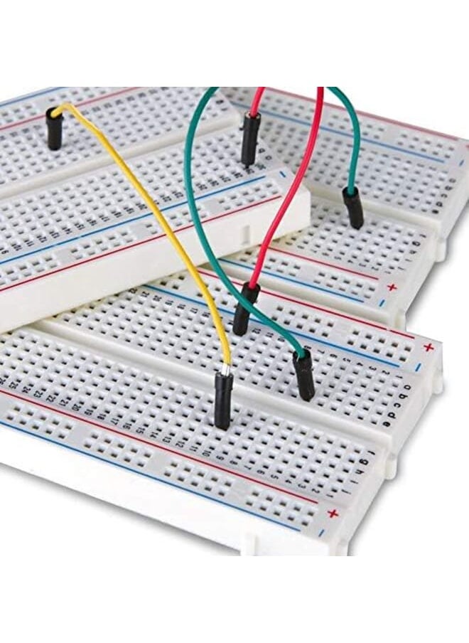 ELEGOO - 400 Tie Points Breadboard And 4 Power Rails For Arduino 3 Pcs - Image 1