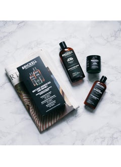 Brickell Men's Products Brickell Men's Products Daily Advanced Face Care Routine I, Gel Facial Cleanser Wash, Face Scrub, Face Moisturizer Lotion, Natural and Organic Men's Skin Care Gift Set, Scented  - Image 3