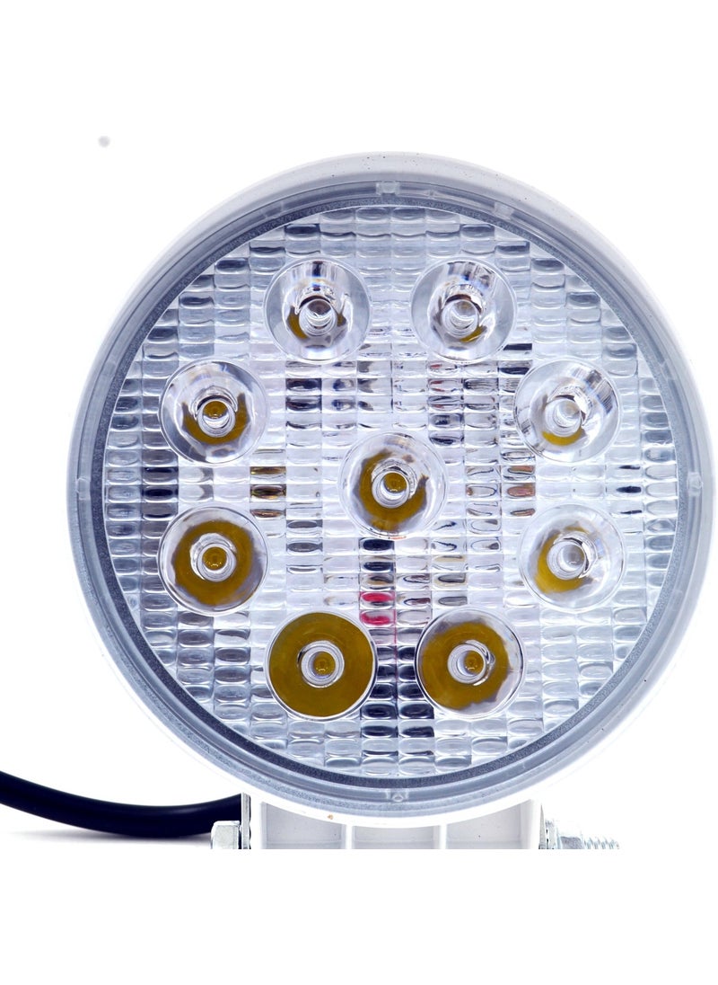 Marine Daylight LED Lamp 12V - 24V 27W Round White Painted - pzsku/ZFF1ED264EDAB76DAC427Z/45/_/1737325056/5079ff65-2f1d-4c76-80db-106205f74eff