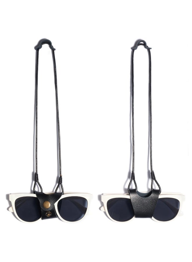Bukela Double-Buckle Eyeglasses Strap – Adjustable, Neck Cord, for Glasses, Anti-Loss, Black - Image 1