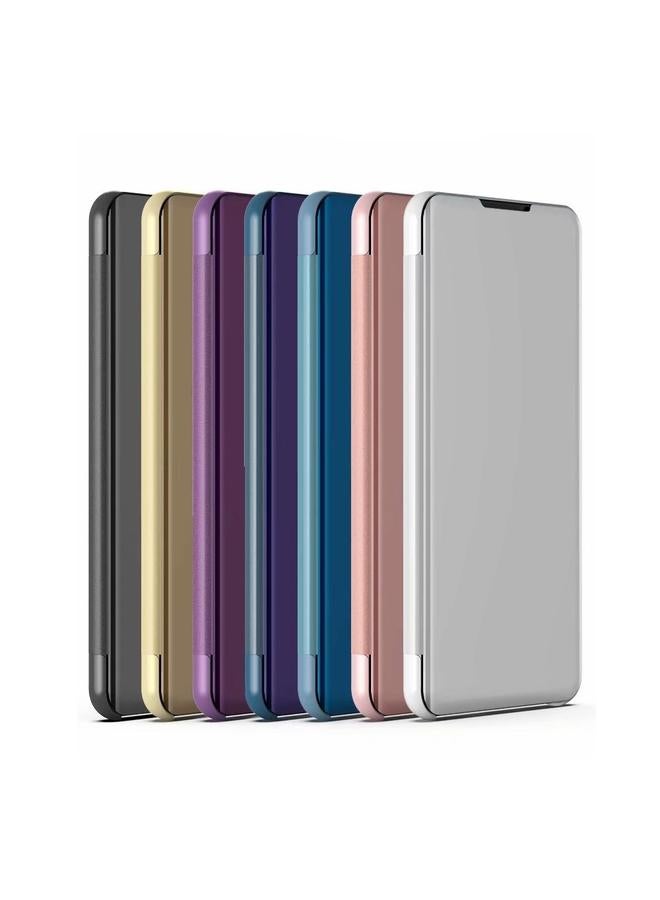 erorex Case For Samsung Galaxy S20 FE 5G Plated Mirror Horizontal Flip Leather Case with Holder - Image 5