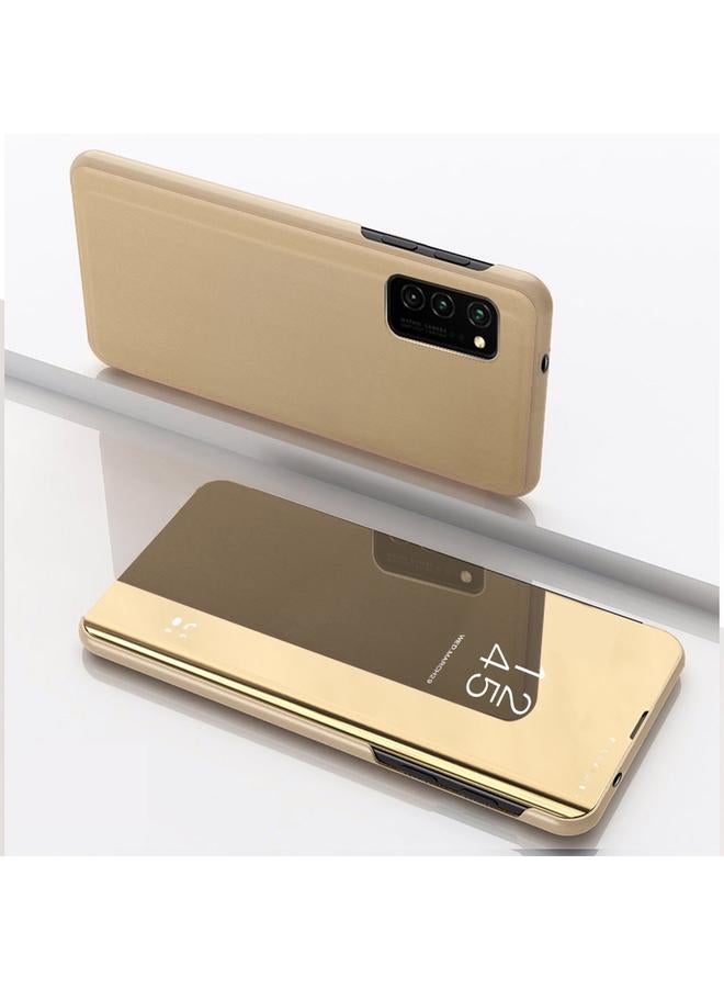 erorex Case For Samsung Galaxy S20 FE 5G Plated Mirror Horizontal Flip Leather Case with Holder - Image 1