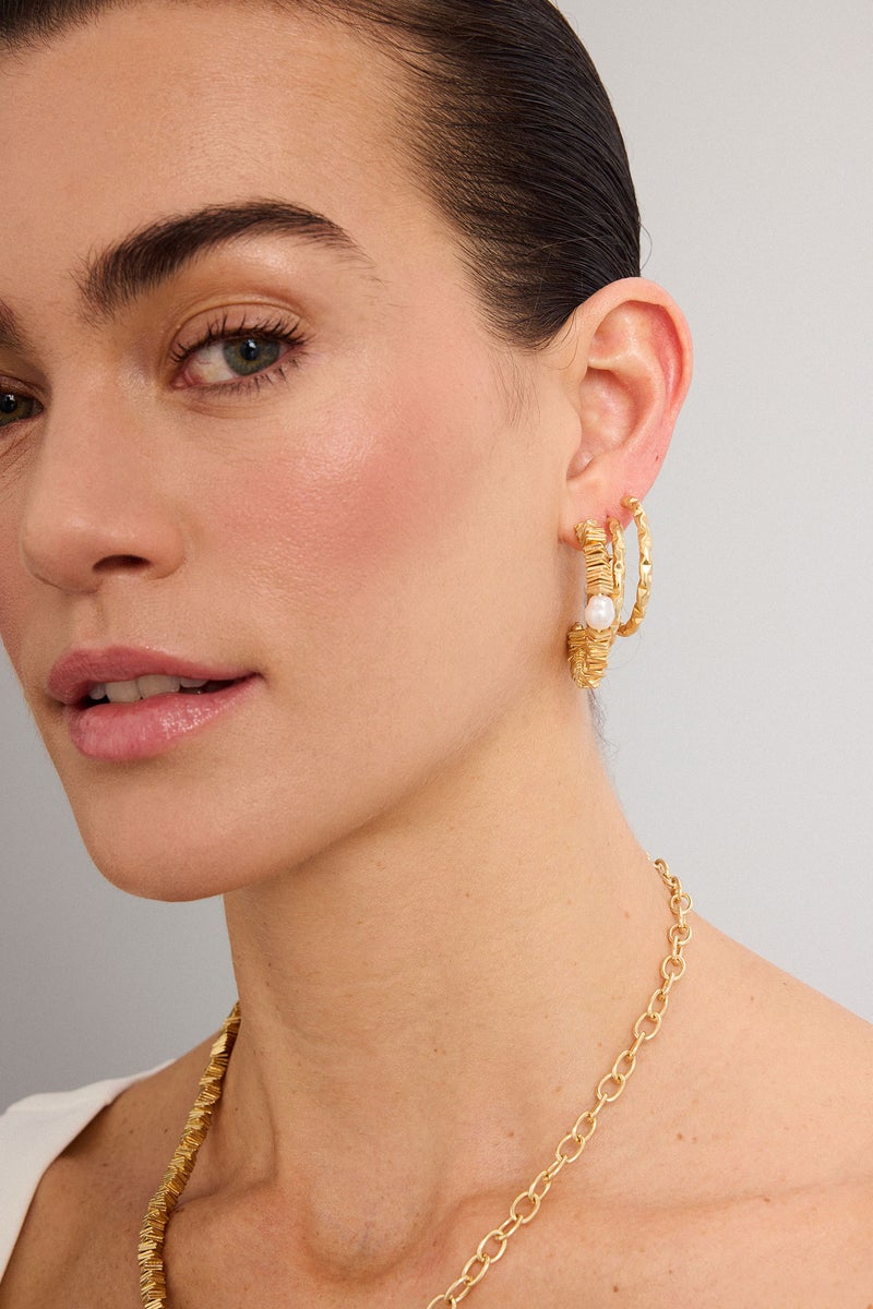 DeFacto Gold Woman Woman Earrings Casual - Image 2