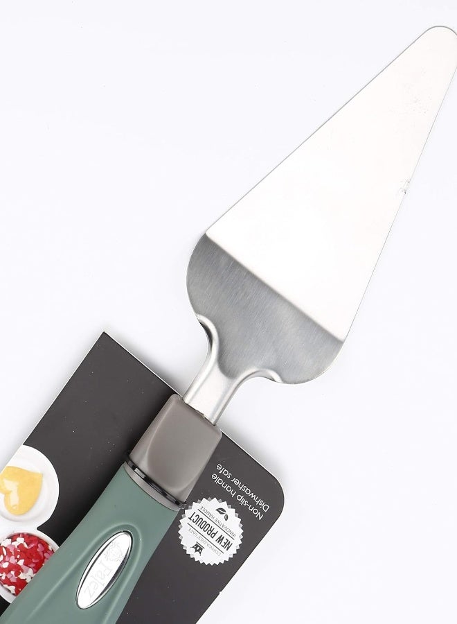 Falez Nylon/Stainless Steel Cake Server, Green/Grey - Image 4